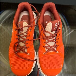 On Running Bright orange Athletic Shoes